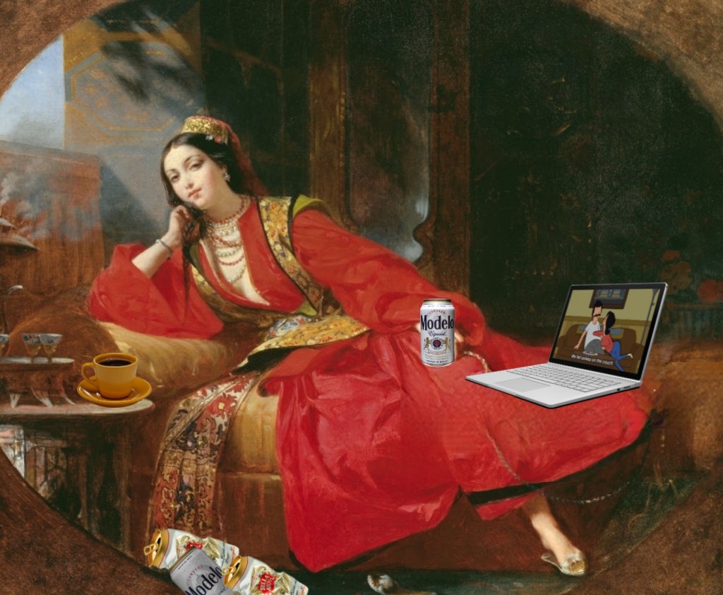 C’est Moi: A contemporary&nbsp;odalisque
