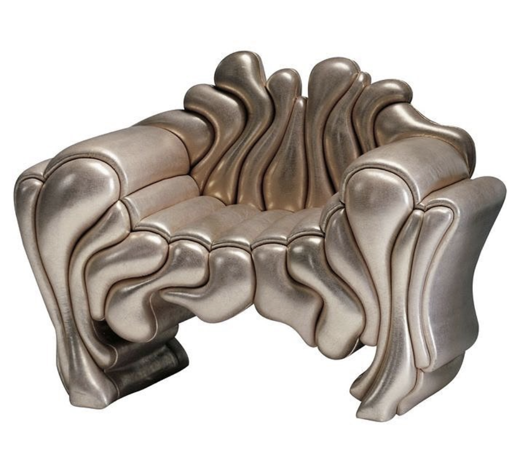 Lavica armchair by Roberto Fallani